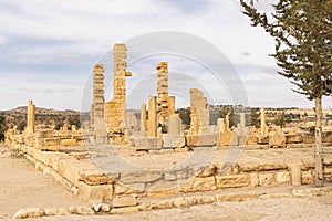 The Byzantine Roman ruins in Sbeitla