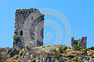 Byzantine tower at Samothraki island