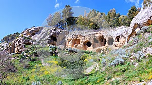 Byzantine village, Calascibetta photo