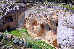 Byzantine village, Calascibetta photo