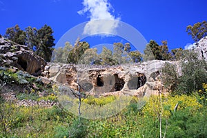 Byzantine village, Calascibetta photo