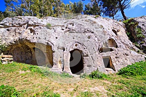 Byzantine village, Calascibetta photo