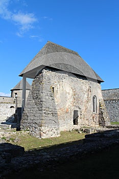 Bzovik, fortified monastery with church in central Slovakia