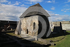 Bzovik, fortified monastery with church in central Slovakia