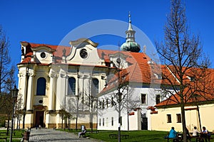BÅ™evnov Monastery (German: Stift Breunau) is a Benedictine archabbey in the BÅ™evnov district of Prague,