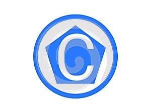 c alphabet logo sign symbol illustration