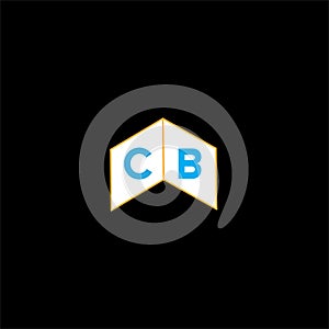 C B joint letter logo element design