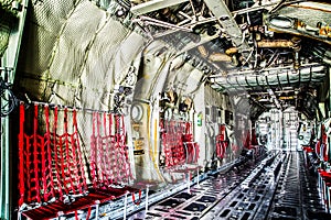 C130 cargo room aircraft.