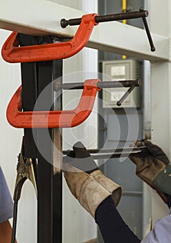 C-Clamp - for steel work shop.