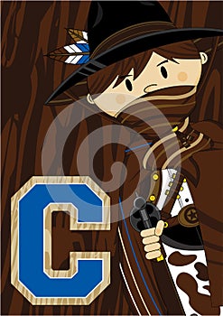 C is for Cowboy Learning illustration