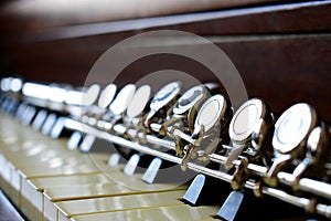 C flute laying on piano keys