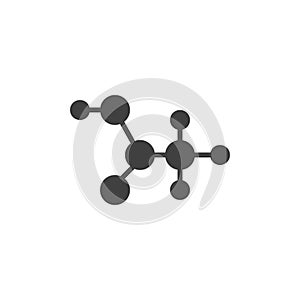 C2h4o2 molecular formula vector icon