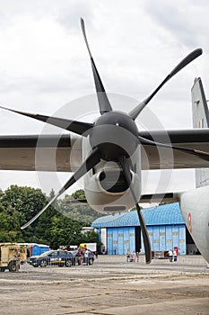 C27J Spartan at BIAS 2024 in Bucharest