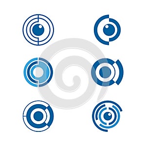 C Letter Core icon vector illustration