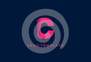 C Letter Logo Design Vector