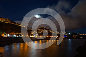 CÃ¢mara de Lobos at night photo