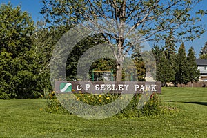 C.P. Seeley Park in the city of Saskatoon, Canada