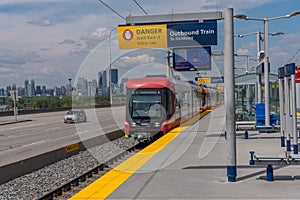 C-Train in Calgary, Alberta