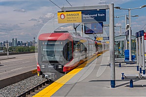 C-Train in Calgary, Alberta