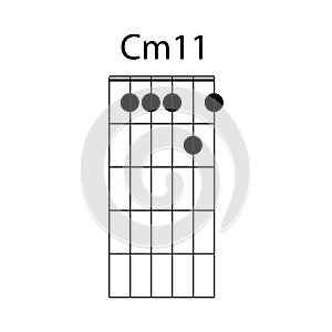 C11 guitar chord icon