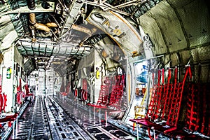 C130 cargo room aircraft