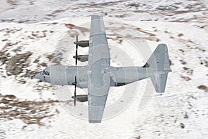 C130 Hercules and snow