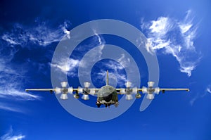 C130 Military airplane