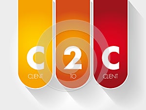 C2C - Client To Client acronym