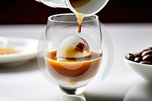 Ca Phe Trung, AI generative egg Vietnamese coffee made with egg yolk, condensed milk, sugar