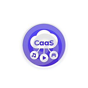 CaaS icon for web, content as a service