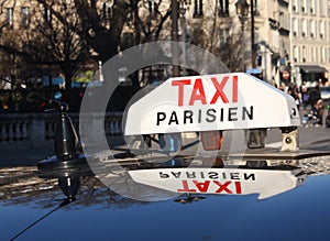 A cab in Paris