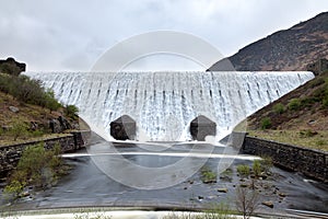 Caban Coch Dam Wide Angle photo