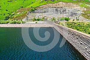 Caban Coch Reservoir and Dam