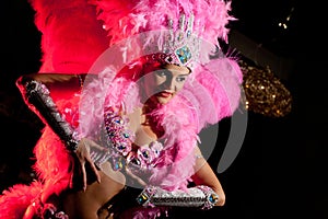 Cabaret dancer photo