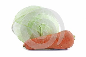 Cabbage and carrot