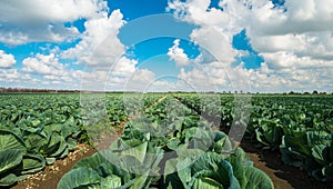 Cabbage field