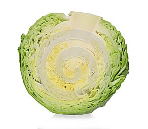 Cabbage isolated on white background