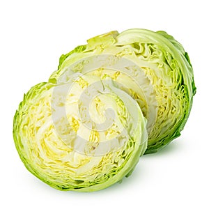 Cabbage isolated on white background