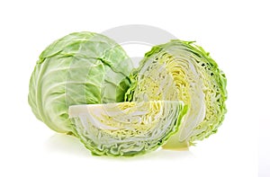 Cabbage isolated on white background