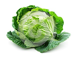 cabbage isolated on white background