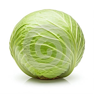 A cabbage isolated on a white background photo