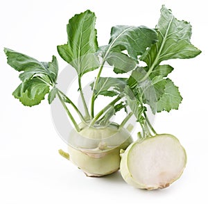 Cabbage kohlrabi photo