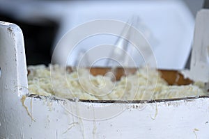 Cabbage kraut for sale at the market