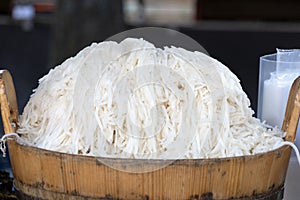 Cabbage kraut for sale at the market