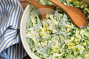 Cabbage pointed salad