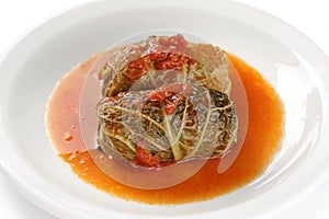 Cabbage roll , stuffed cabbage