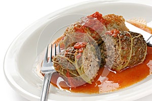 Cabbage roll , stuffed cabbage