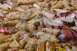 Cabbage rolls with ham