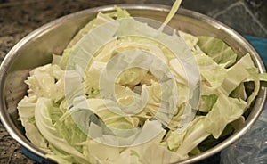 Cabbage in a Salad Bowl