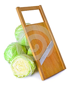 Cabbage and salad slicer